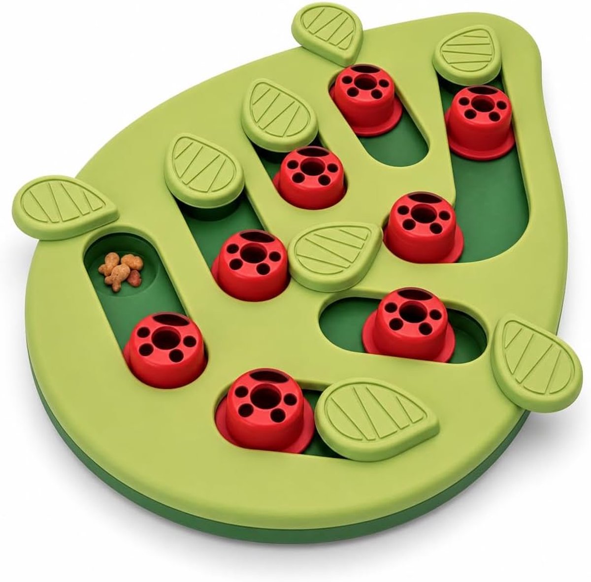 KZQ Interactieve voerpuzzel voor katten met 8 verborgen vakjes, ideaal voor binnenkatten en geschikt voor alle rassen