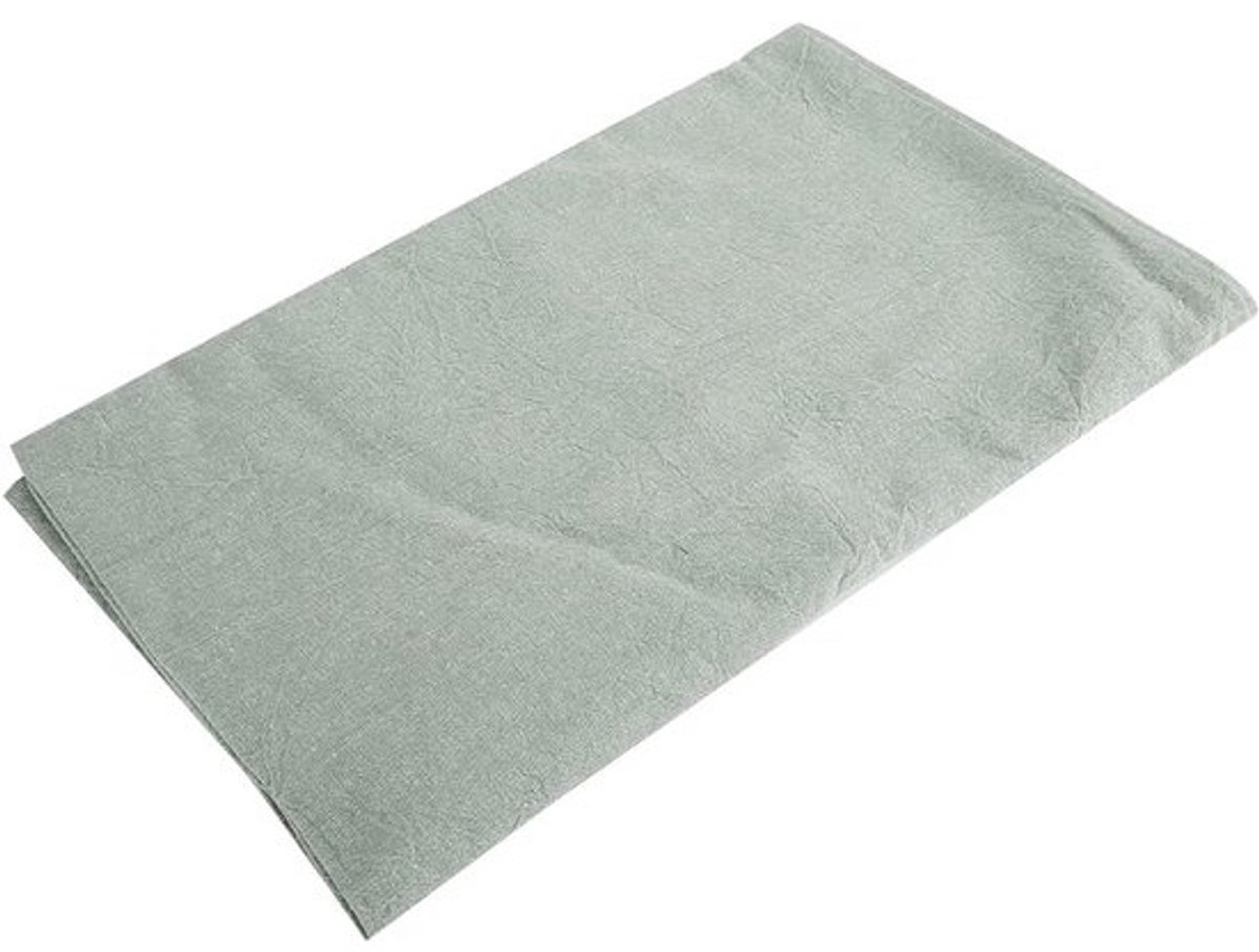 Massage Laken - Beauty Salon - Comfortabel Ontspannen - Ademend Katoen - 80 x 200 cm - Groen
