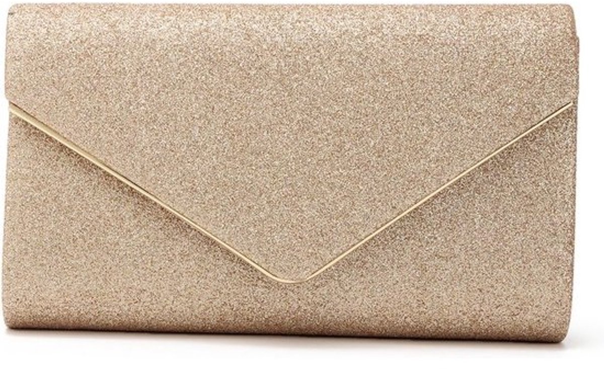 Elegante Avondclutch Dames Tas met Ketting voor Bruiloft en Feest - Fonkelende Portemonnee