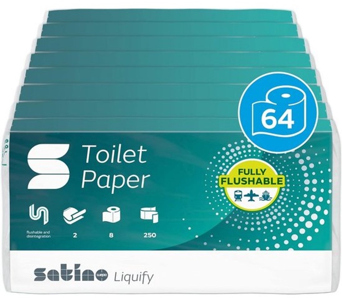 Zelfoplossend Toiletpapier voor Camping en Camper - 2-laags Voordeelverpakking