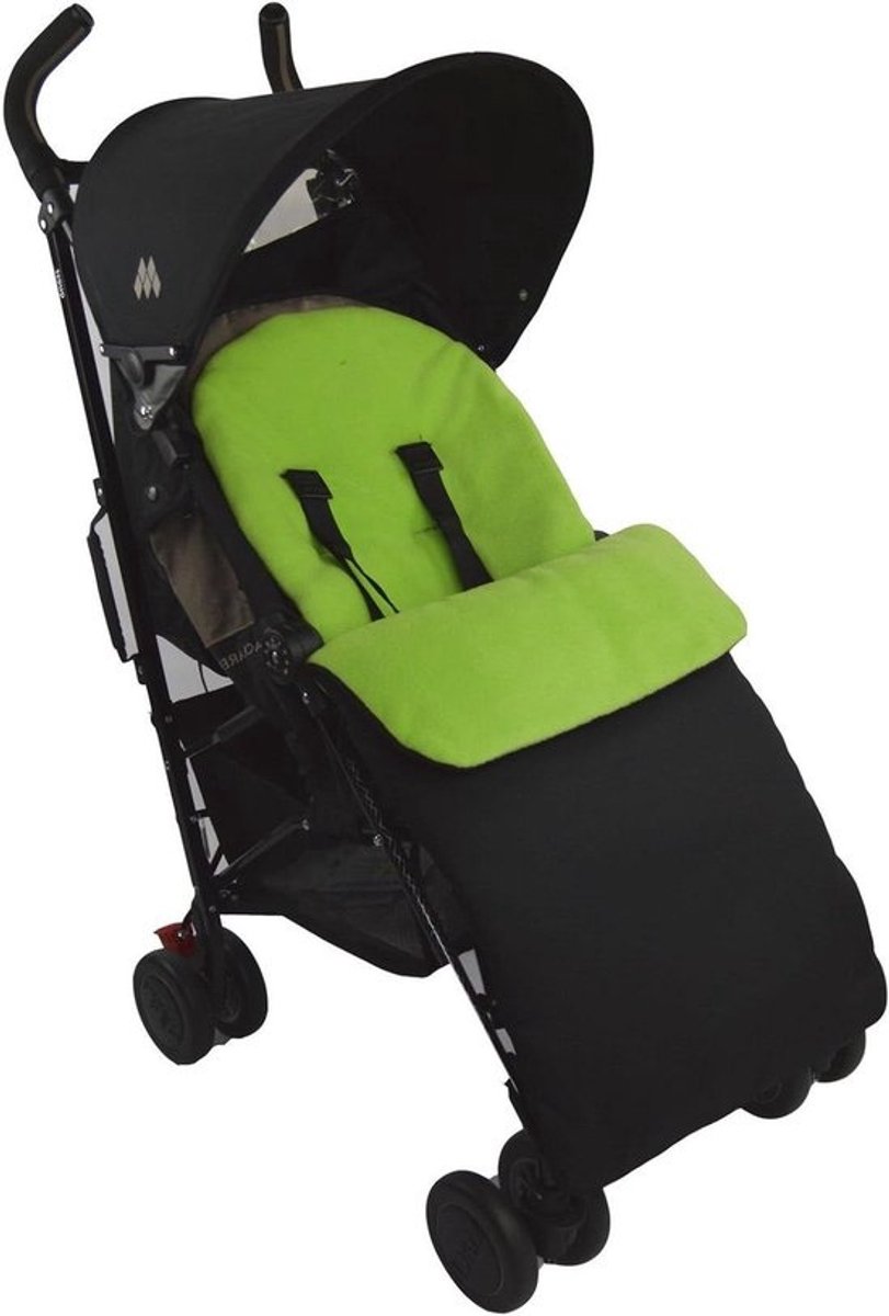 Voetenzak Kinderwagen - Luiertas Accessoire - Baby Comfort - Zachte Fleece Voering - 50 x 40 x 5 cm - Groen