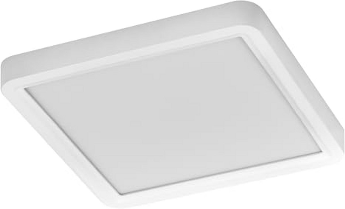 LED-plafondlamp 16W, vierkante opbouwlamp voor binnen, modern wit ontwerp, energiezuinige verlichting voor in huis, 195 x 195 mm
