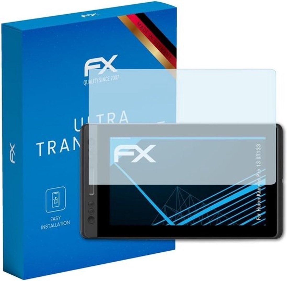 2x Krasbestendige Screen Protector voor Huion Kamvas Pro 13 GT133 Display