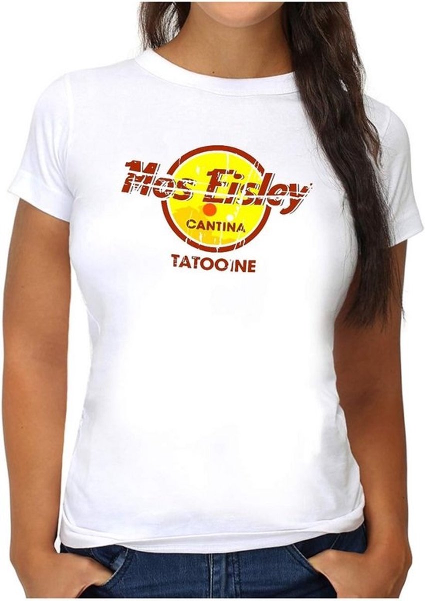 Dames T-shirt met Vintage Bar Opdruk voor Fans