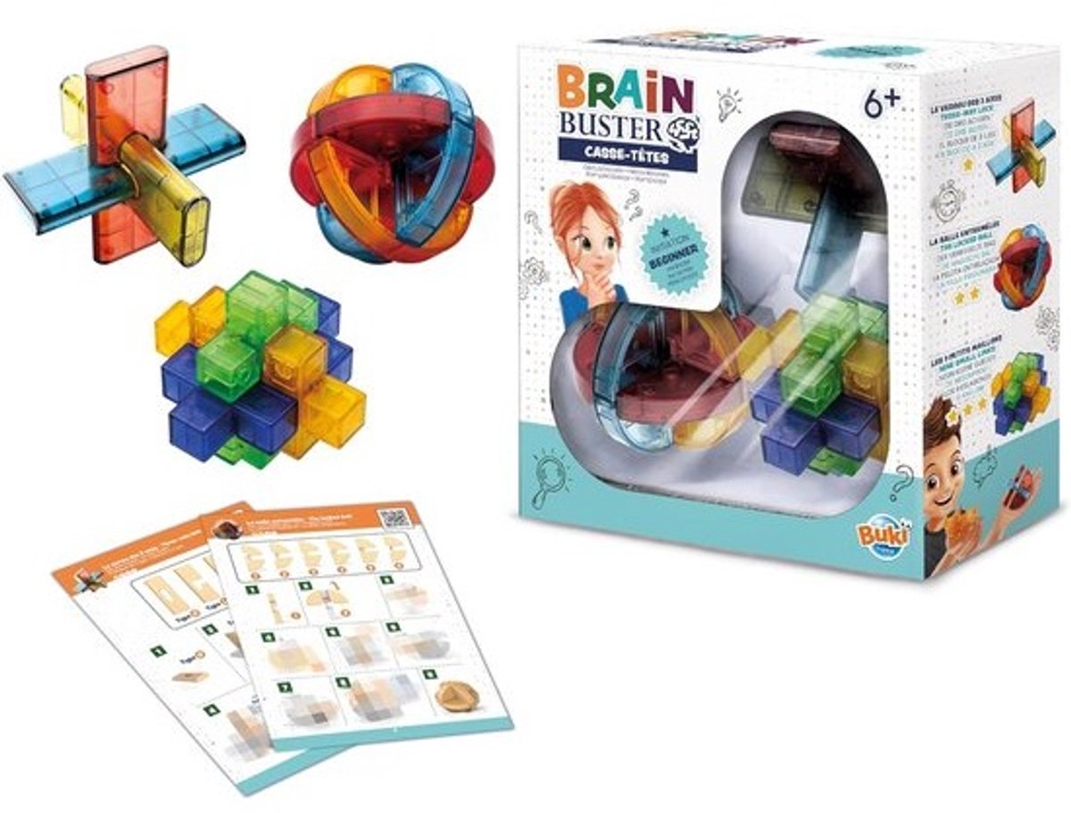 Hersenbreker Puzzels voor Beginners - 3 Traditionele Puzzels met Geheim Mechanisme