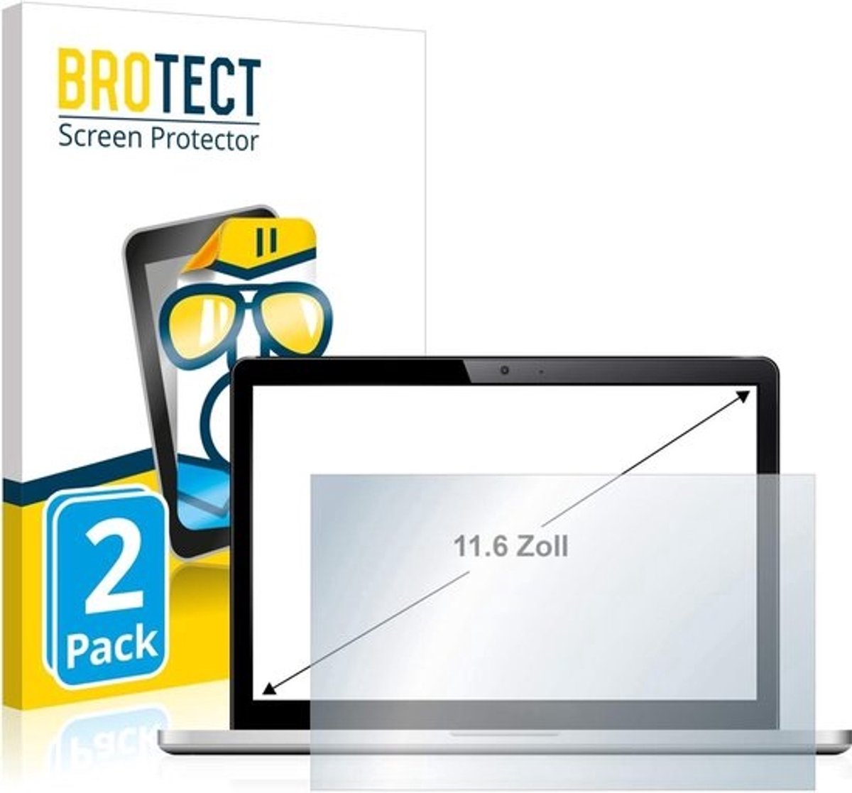 Schermbeschermers Laptop - Display Folie - Dagelijkse Bescherming - Op Maat Gesneden - 11.6 Inch 16:9 - Transparant