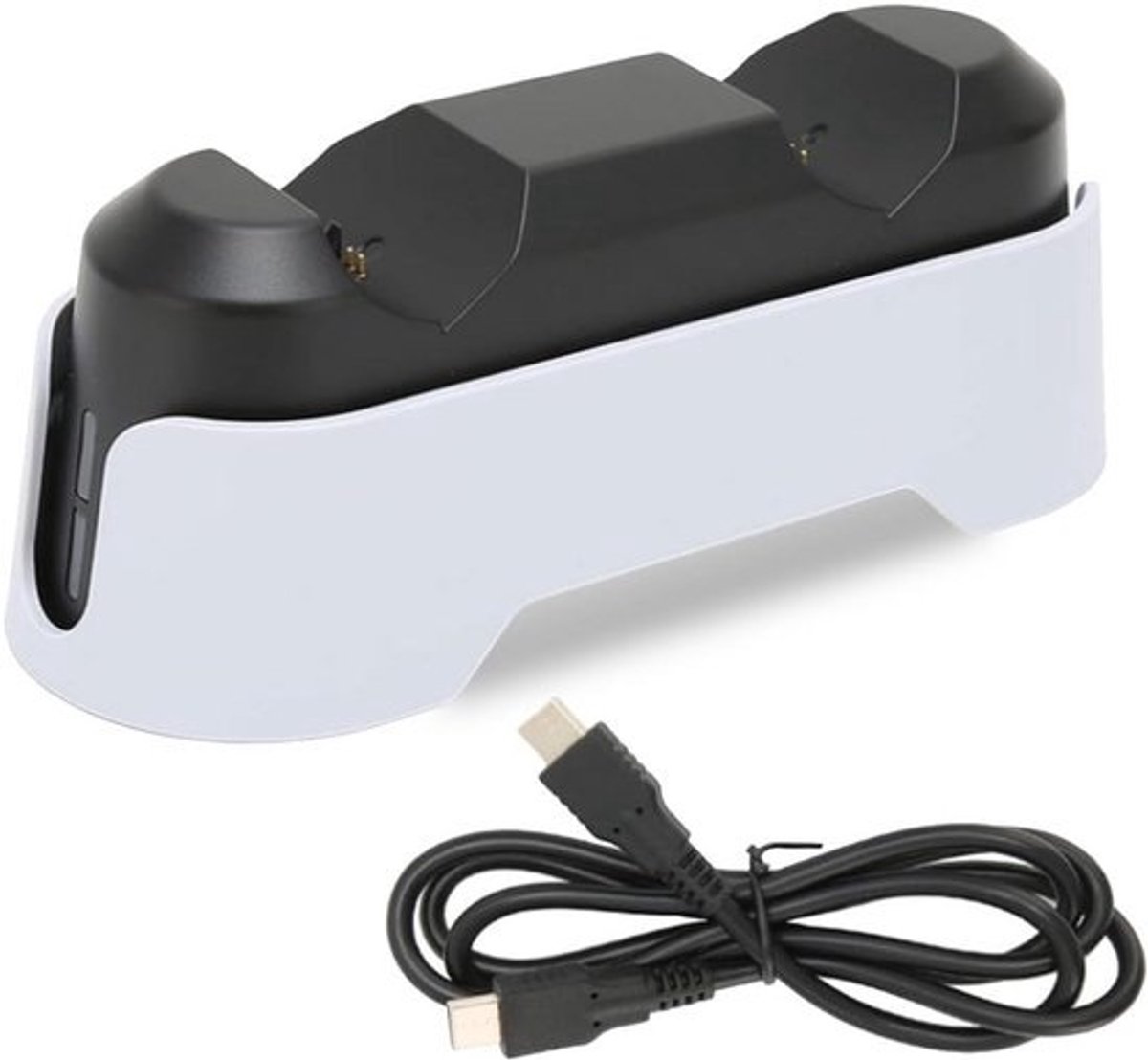 Dubbel Oplaadstation voor PS5 Controllers met Snellaadfunctie en LED Indicatoren