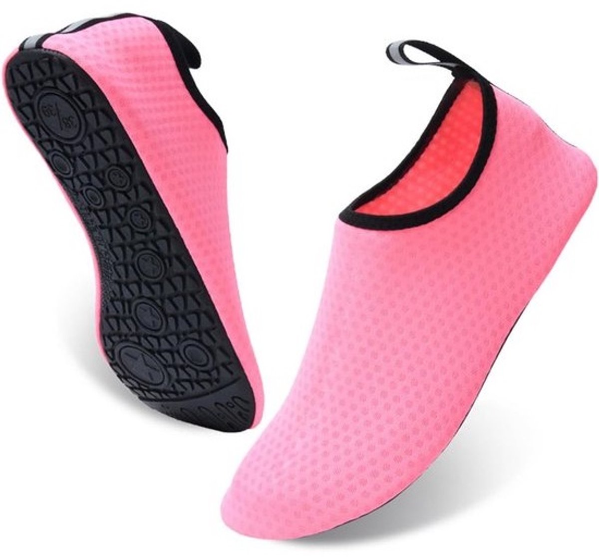 Waterschoen Barefoot Quick Dry Aqua Sokken voor Zwembad Strand Outdoor Surf Yoga Cursussen, roze, 3/4 UK, roze