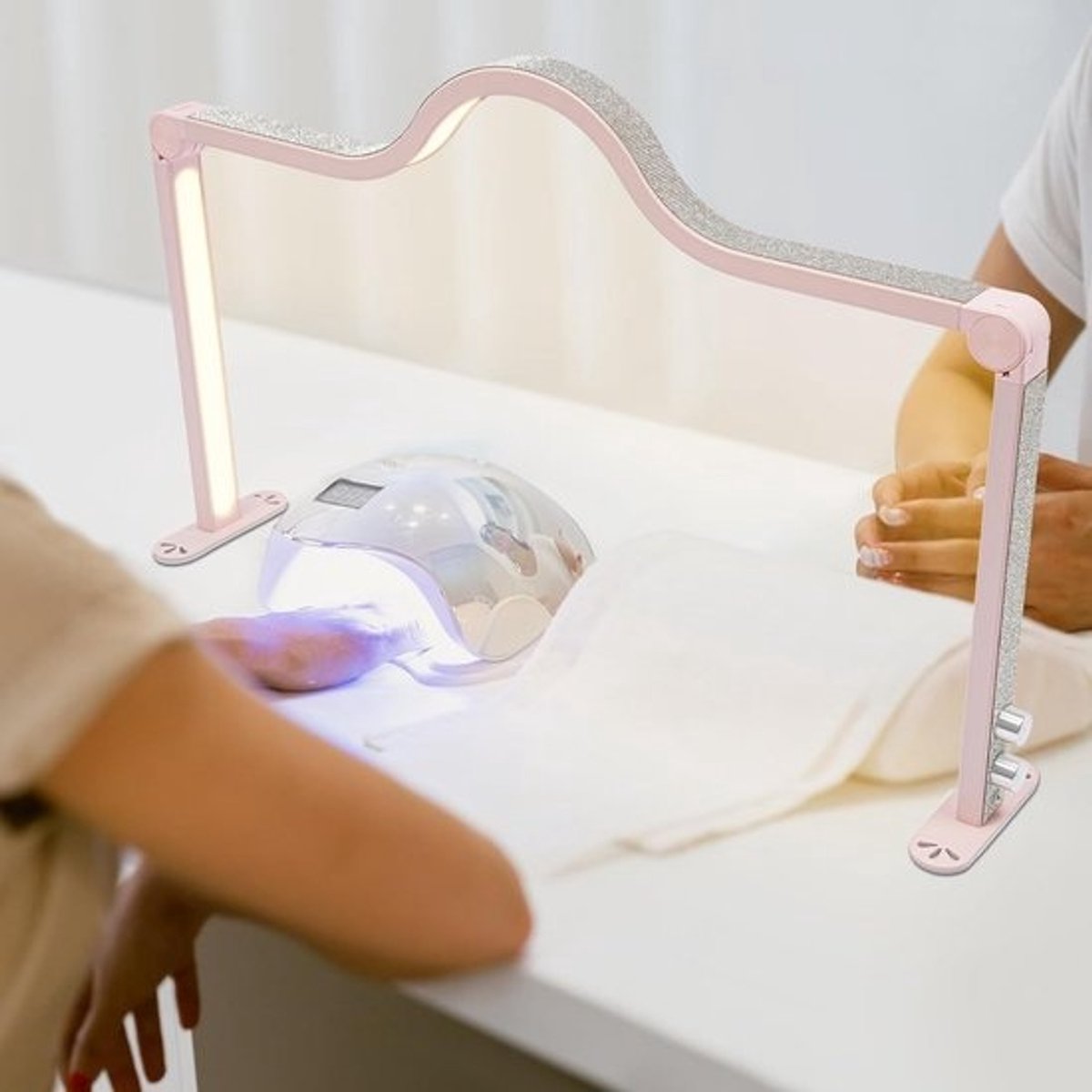 Professionele LED Tafellamp voor Nagelstyling en Wimperverlenging Dimbare Kleurtemperatuur