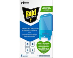 2x Reserve Navulling LED Vliegenval tegen Vliegen Fruitvliegen & Motten - Insecticiden Vrij & 24/7 Bescherming Binnen