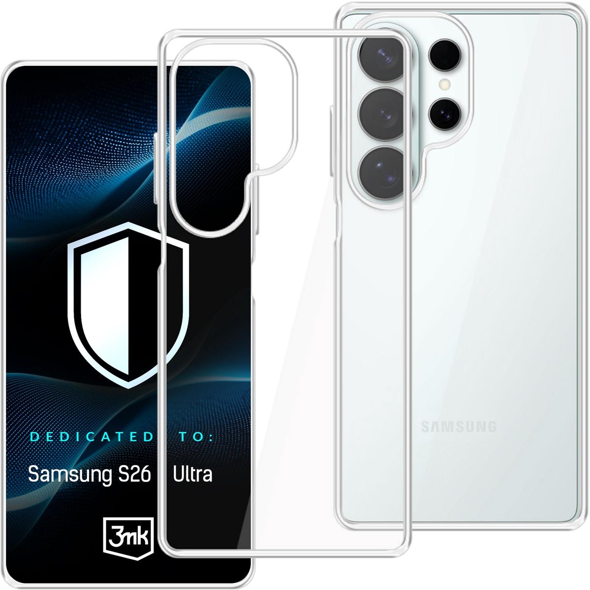 H Hardy Vision Case - Geschikt voor Samsung Galaxy S26 Ultra - Transparant - Shockproof - Military Grade