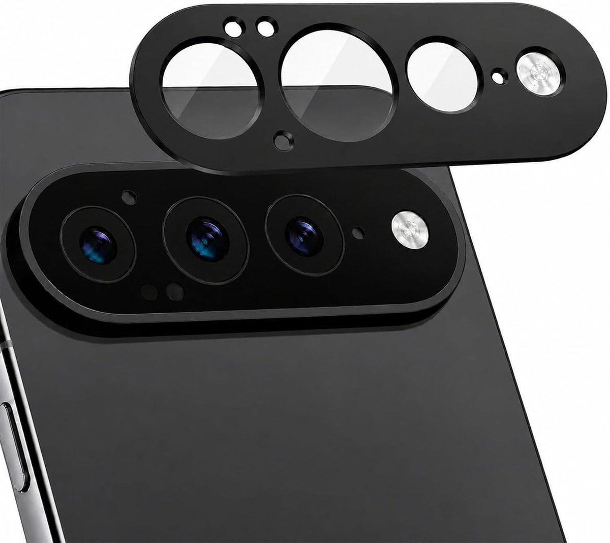 Zandarix Camera Lens Protector Geschikt voor Google Pixel 11 Pro XL - Compatibel met Hoes - Zwart