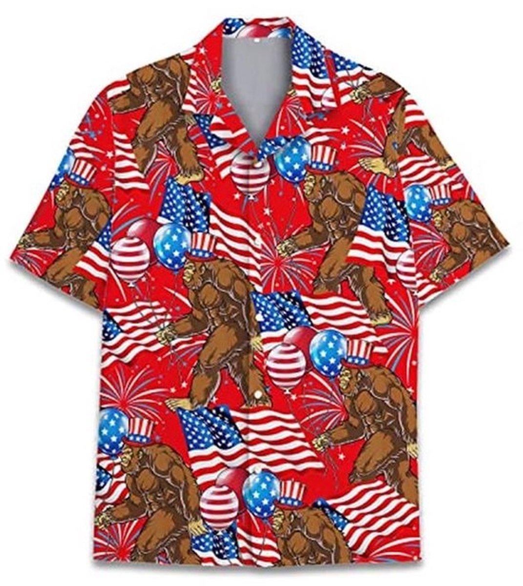 Patriottisch Amerikaans Adelaars T-shirt voor Mannen - Korte Mouw met Jezus Vlag 1776