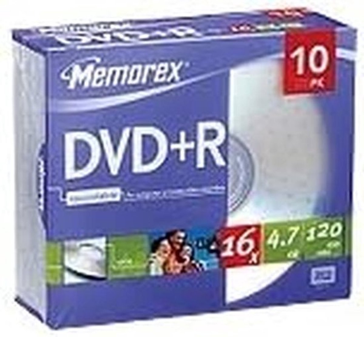 DVD+R Discs - Opslag Media - Data Archiveren - 16x Snelheid - 4.7GB 10 Pack - Bedrukbaar