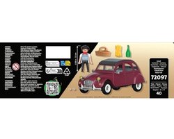 Citroën 2CV Speelgoedauto Model met Figuren en Accessoires