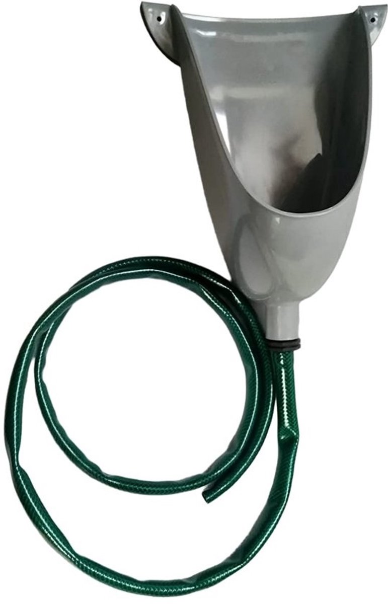 Waterloos urinoir met 2 m afvoerslang – Ideaal voor wc-cabines en camping