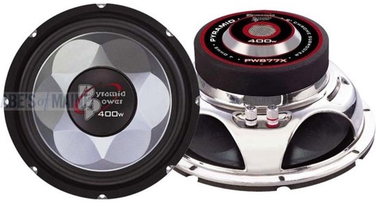 Krachtige Subwoofer voor Auto met Diepe Bas en Compact Ontwerp