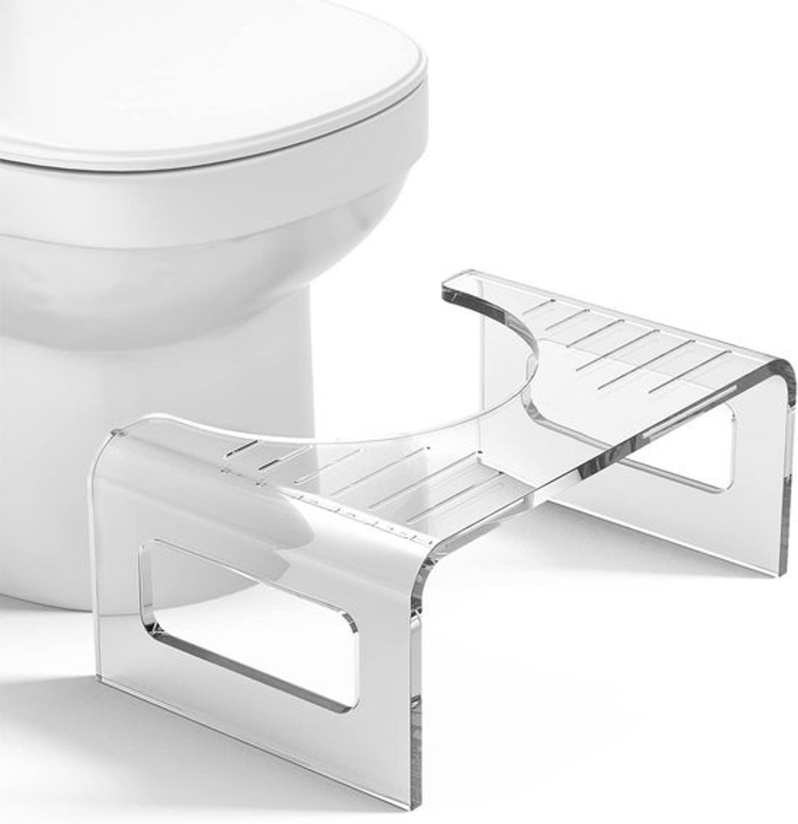 Doorzichtige Toiletkruk voor Verbeterde Darmwerking