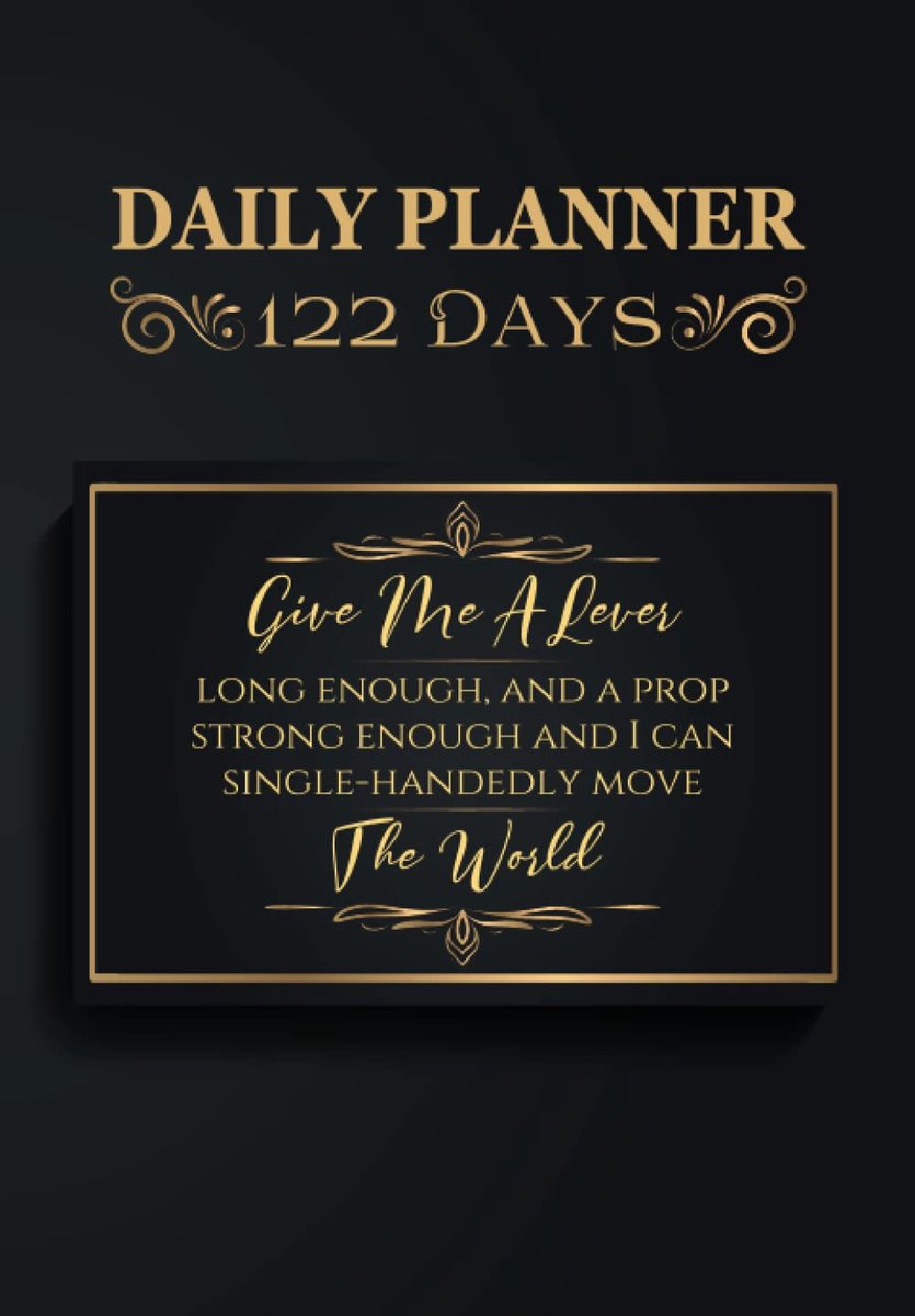 Give me a lever long enough, and a prop strong enough and I can single-handedly move the world: Planner for Achieving - ShopVlot