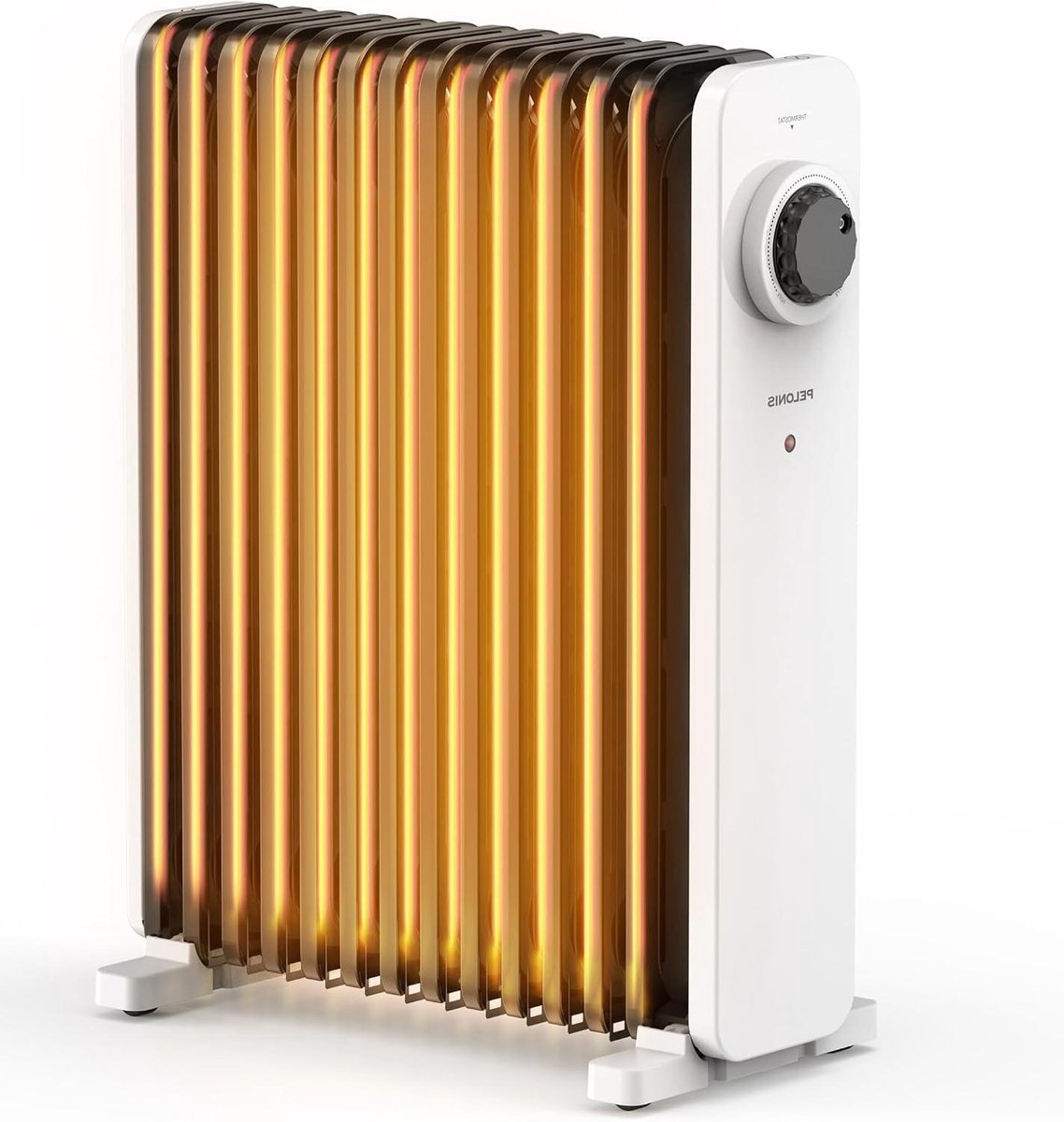 Olieradiator - Elektrische verwarming - Ruimte verwarmen - Energiebesparend - 2500 W - Wit