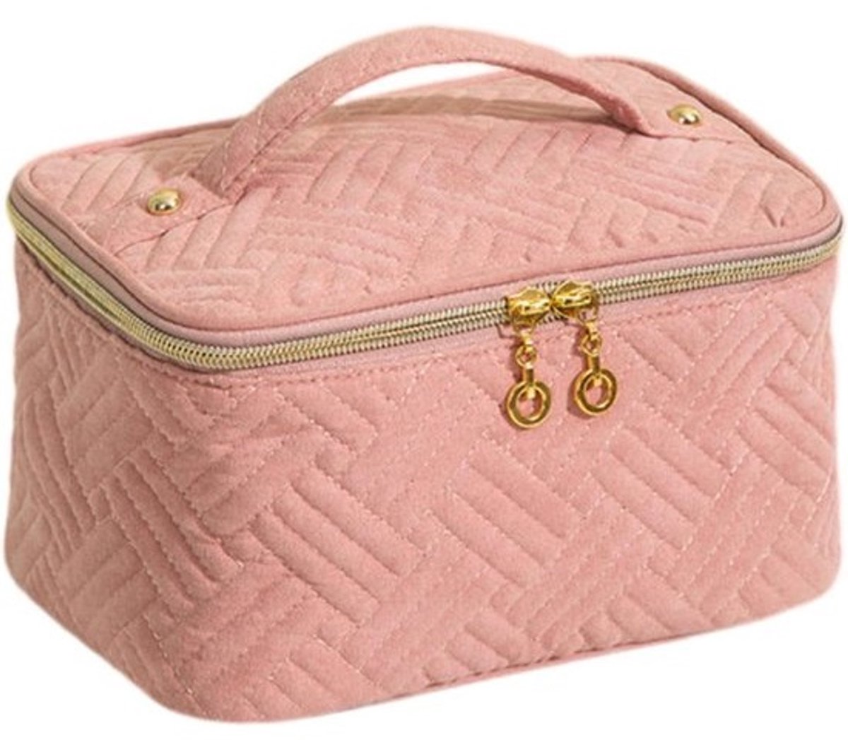 Grote Make-up Tas voor Reizen en Dagelijks Gebruik - Draagbare Toiletartikelen Organizer