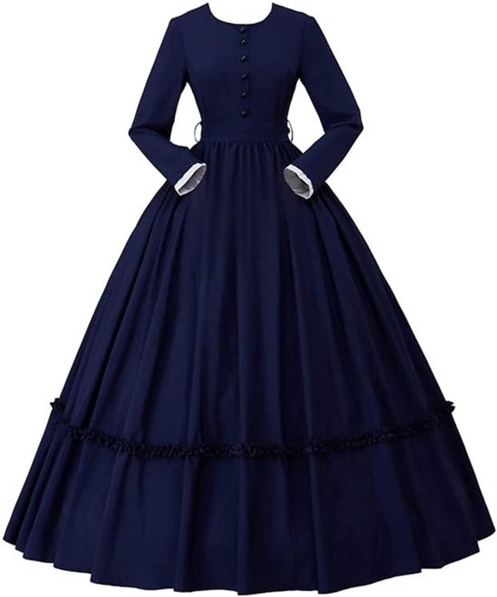Gothic Victoriaanse Middeleeuwse Jurk voor Dames - Ball Gown Stijl