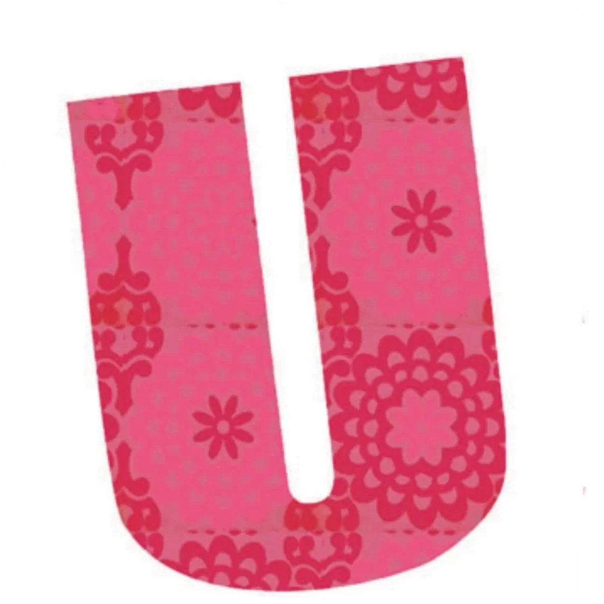 Lilipinso sticker roze letter u