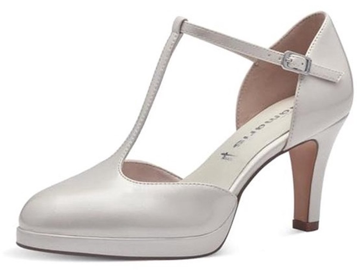 Dames Pumps met Witte Oppervlakte