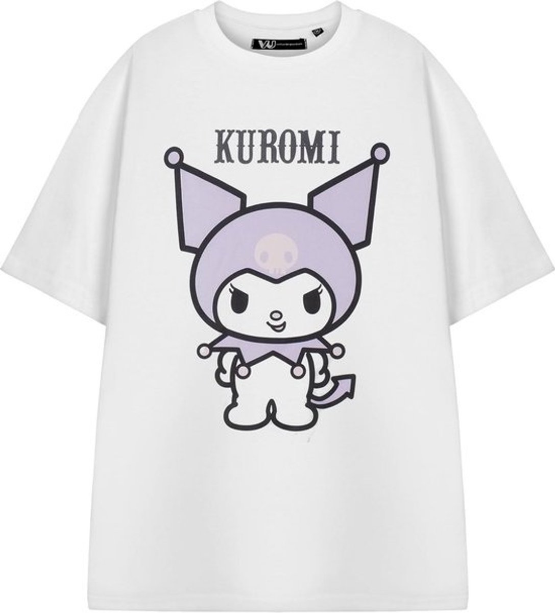 Kawaii Dames T-shirt met Korte Mouwen met Kleurrijke Karakterprint