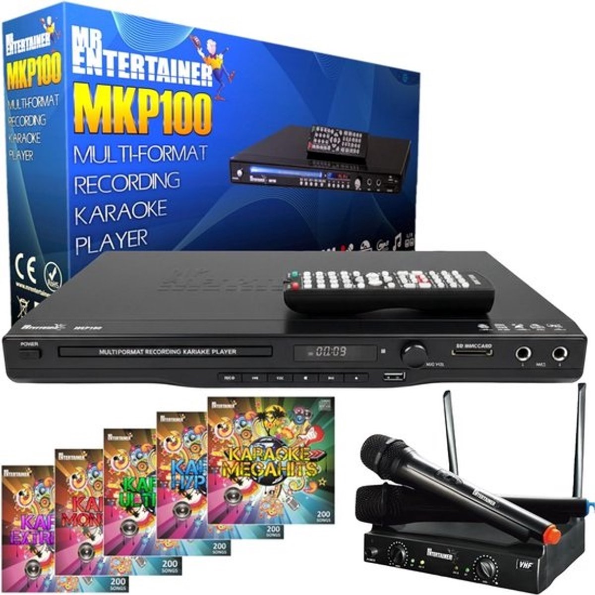 Multi-Format Karaoke Speler met HDMI, Opname en USB Ondersteuning