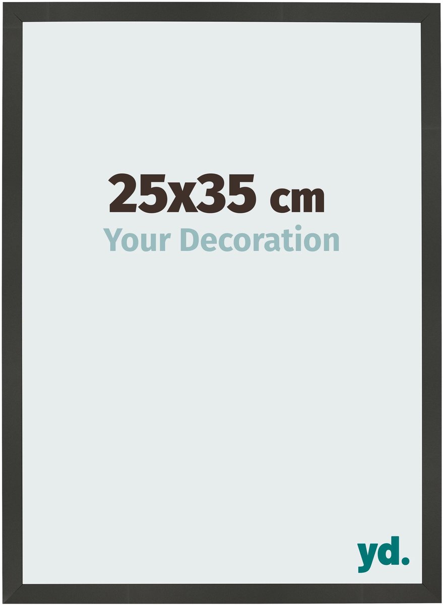 Your Decoration - Fotolijst 25x35 cm - MDF - Antraciet - Bologna