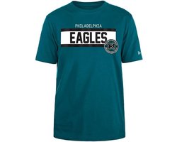Philadelphia Eagles NFL T-Shirt Heren en Dames - Team Kleuren Basic Shirt