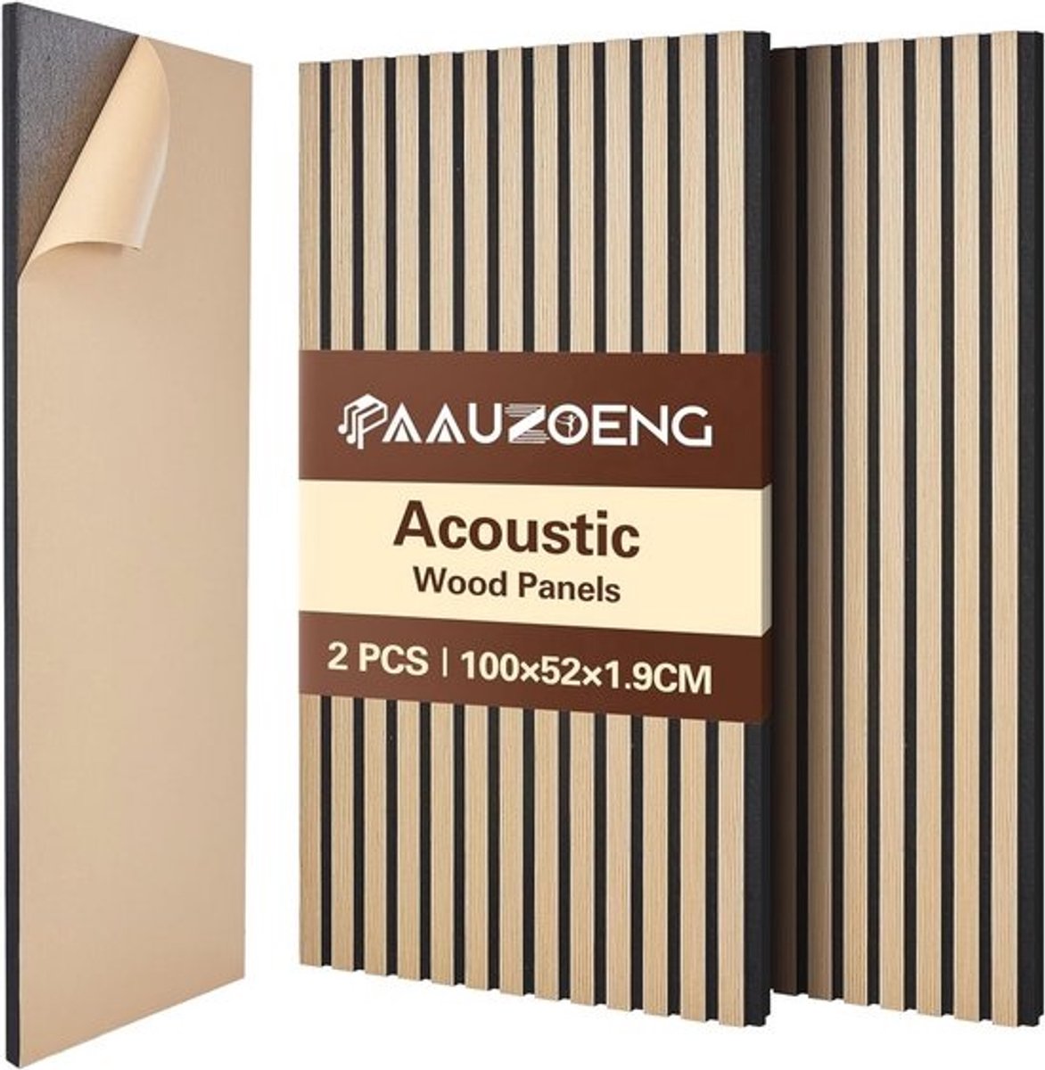 Zelfklevende Akoestische Panelen 100 x 52 x 1,8 cm - Geluidsisolatie Platen voor Studio, Kantoor en Huis