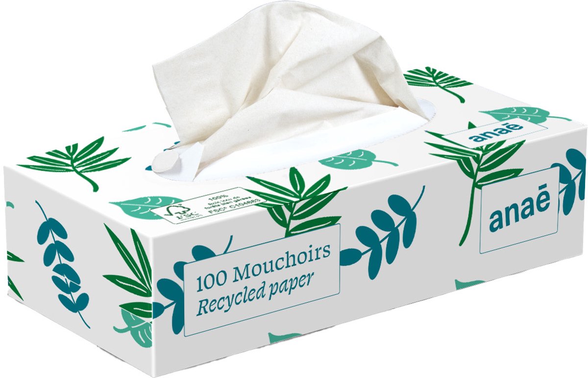 Anae Doos met 100 Tissues (1 stuk)