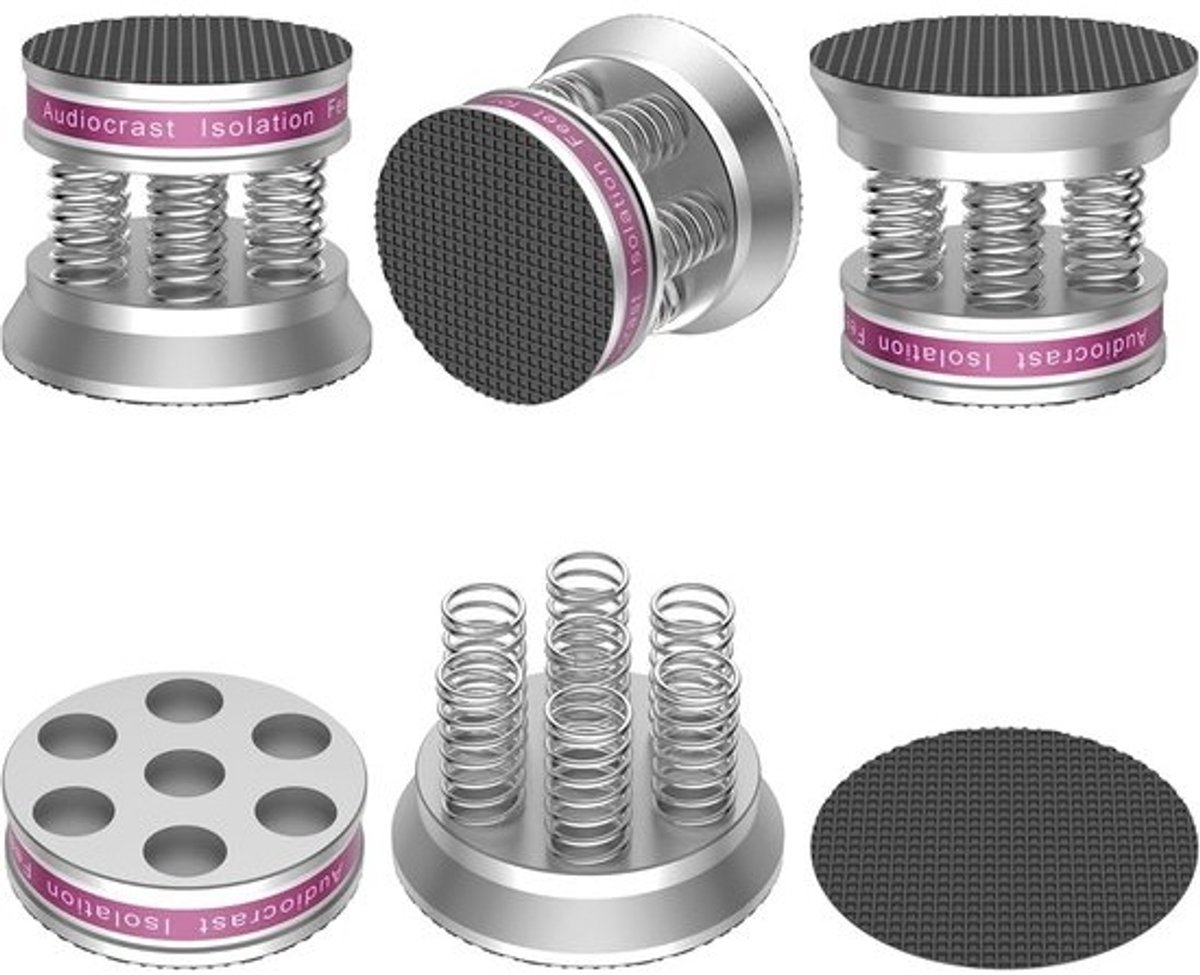 High-end luidsprekervoeten en trillingsdempers voor audio-absorberende luidsprekers