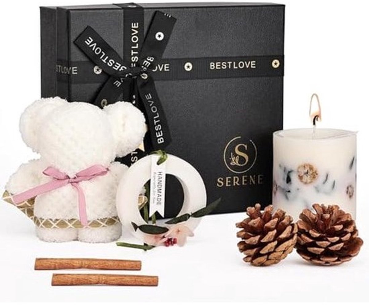 Cadeauset voor dames met geurkaarsen en luchtverfrisser - Originele geschenken voor vrouwen