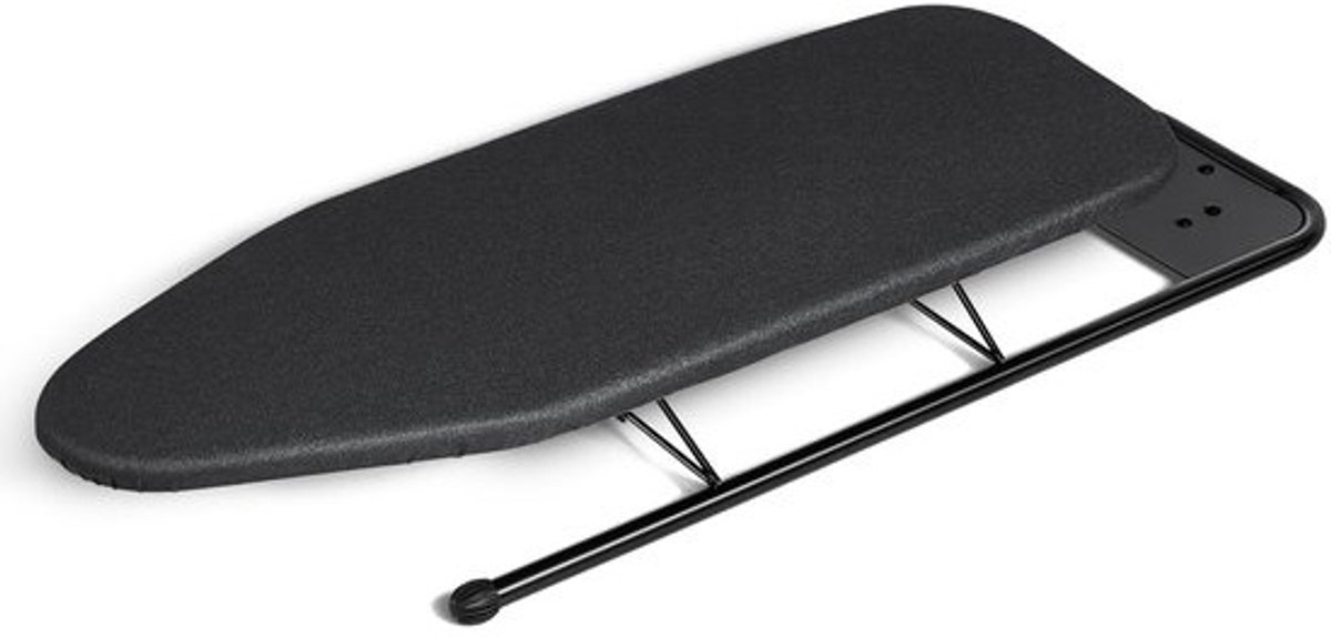 Dailygoods- Strijkplank Compact - Hittebestendige Hoes - Strijkijzersteun met Antislip - 81 x 31 cm - 10 mm Dikke Viltpad - Ruimtebesparend Ophangsysteem - Strijktafel