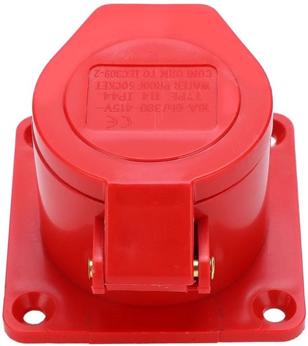 Allecto - 3-Fase Stroomaansluiting - 16A 4-Pins - Waterdicht Ip44