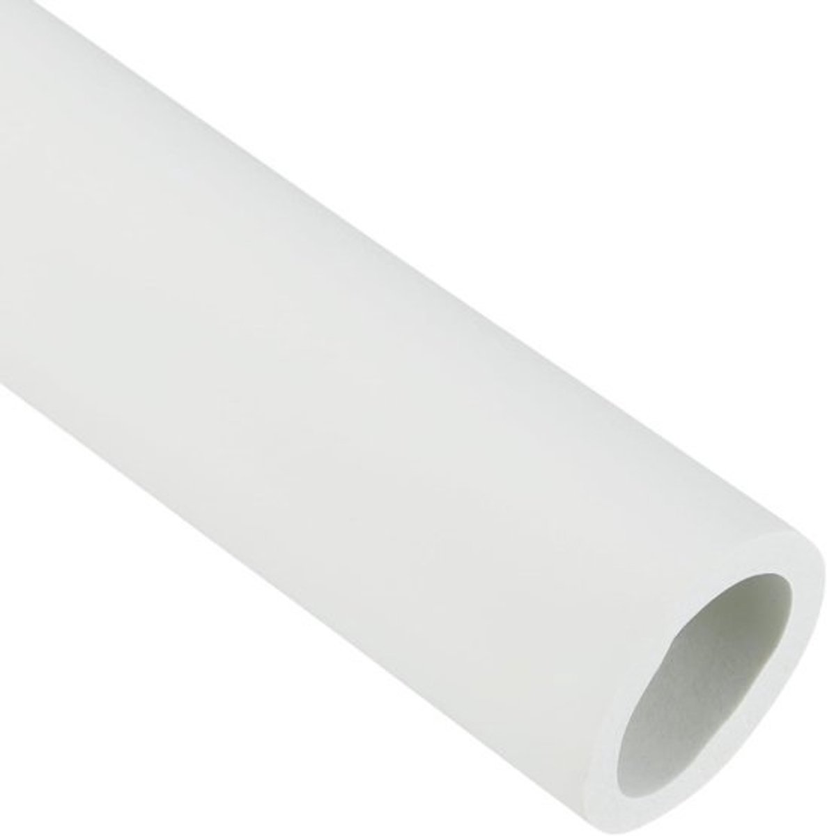 Isolatieslang Schuimstof - Isolatiebuis Rubber - Leidingen Isoleren - Goede Thermische Isolatie - 50 cm Lengte - Wit