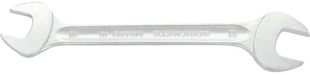 Dubbele Steeksleutel - Open Einde Sleutel - Vastzetten Moeren - Verchroomde Afwerking - 21 x 23 mm - Zilver