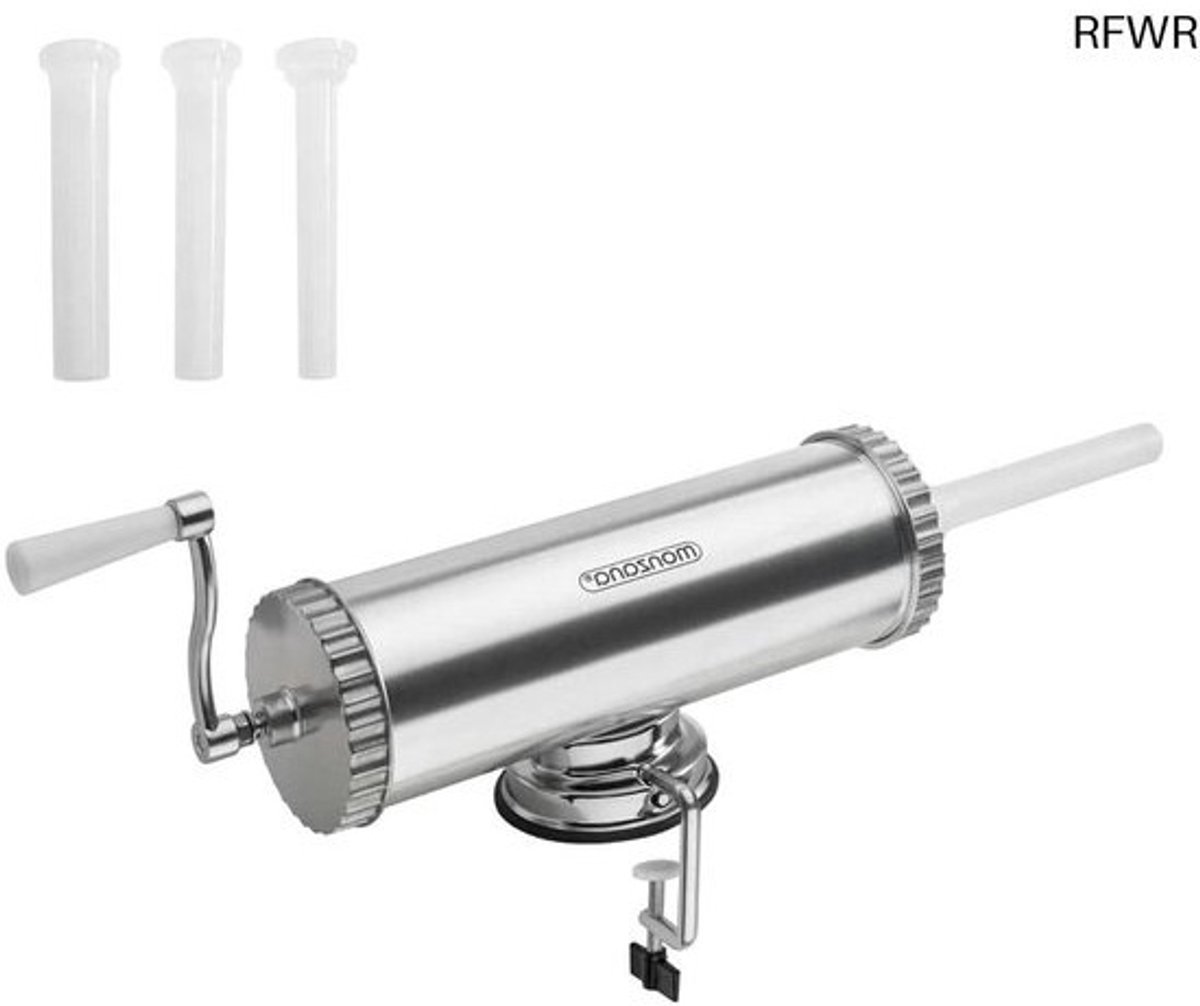 Worstenvuller - Worstenmaker Machine - Handmatig - RVS - Duurzaam