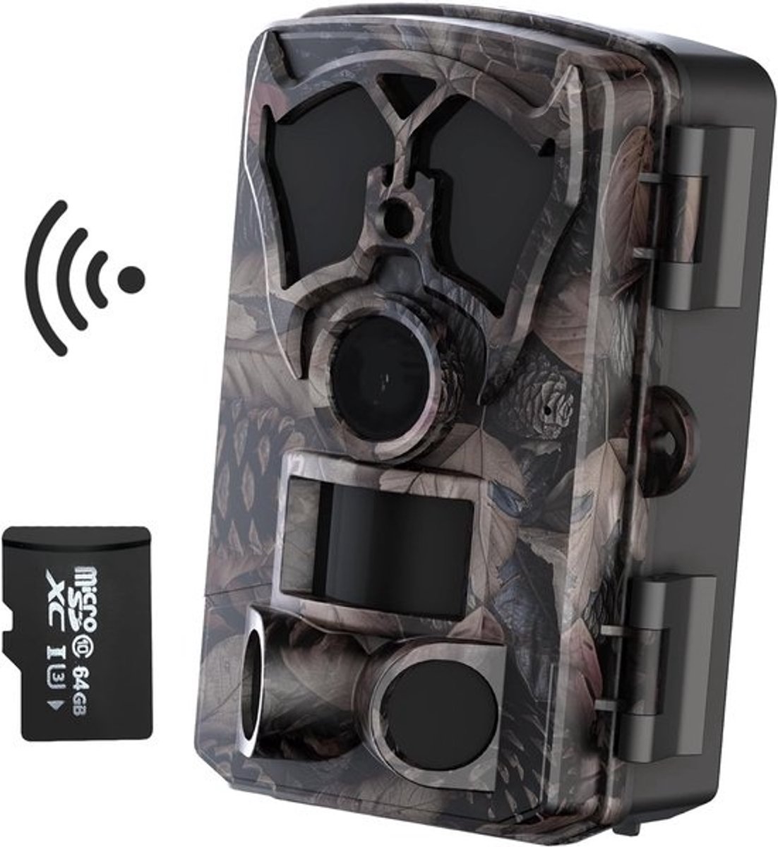 Wildcamera met Wifi - Natuurobservatie camera - Dieren Gedrag Bestuderen - Onzichtbaar Nachtzicht - 25 Meter Bereik - Groen