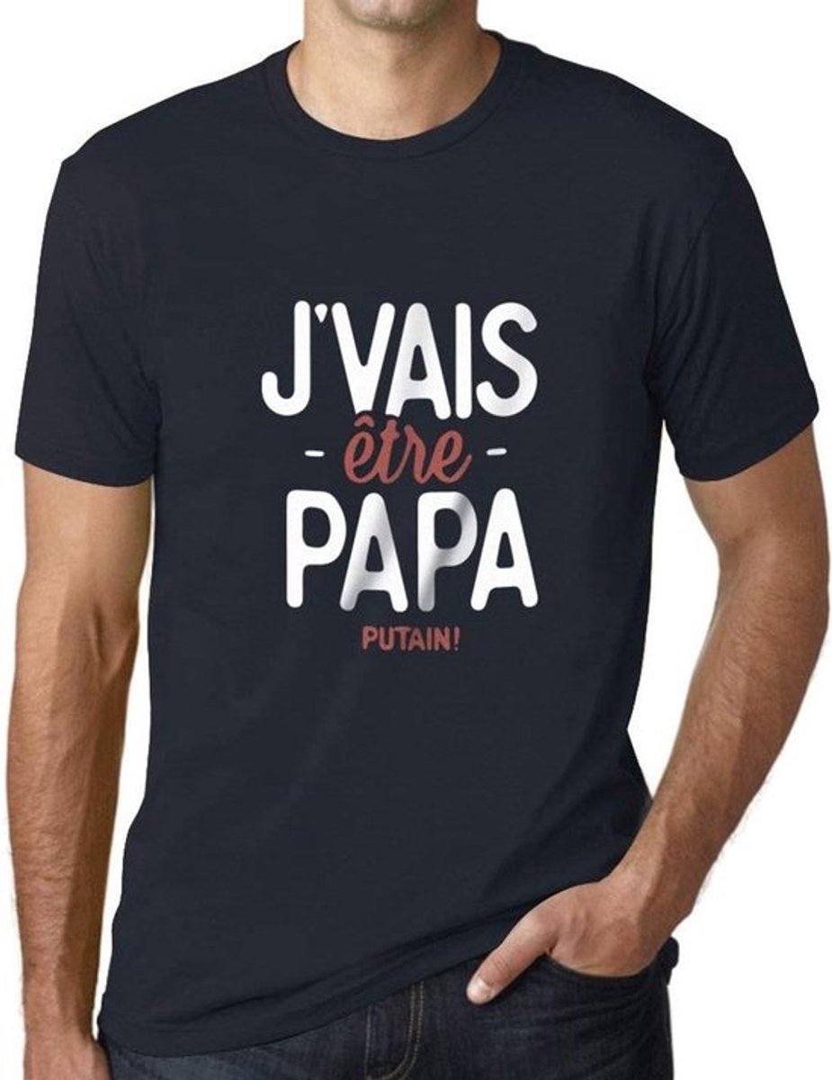 Heren T-Shirt 'Ik word vader' Grappig Korte Mouwen Eco-vriendelijk Cadeau