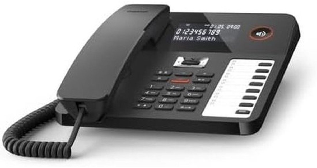 Draadloze vaste telefoon met groot verlicht display en voicemail