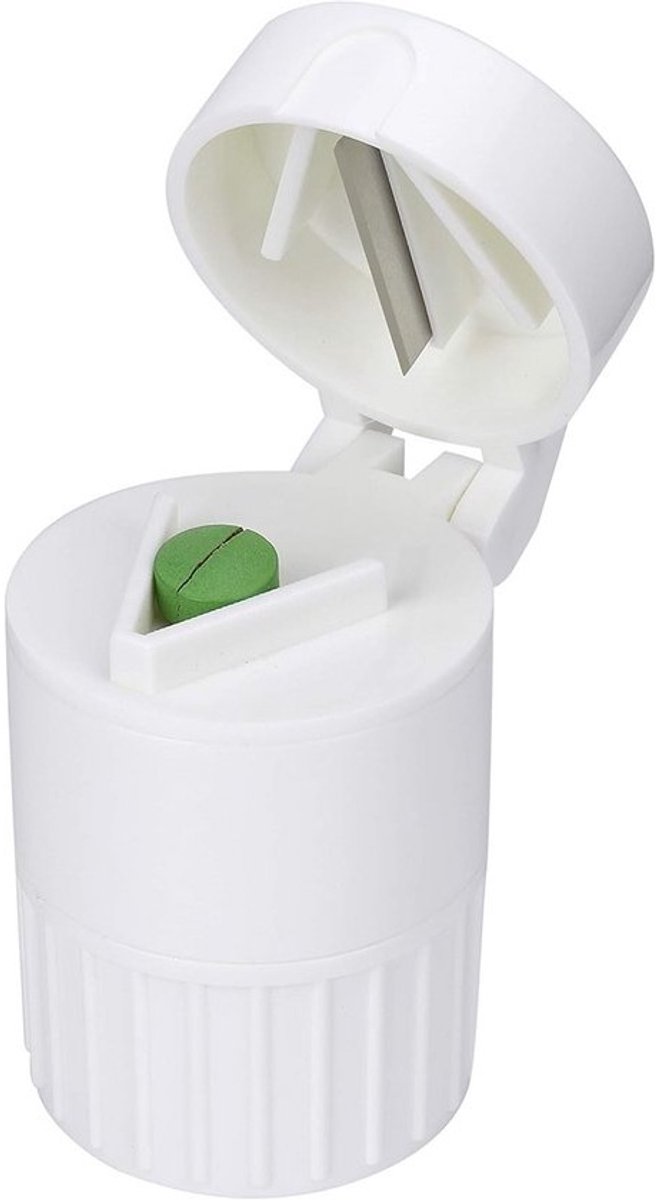 4-in-1 Pillensplijter en Pillendoos voor Veilig Toedienen