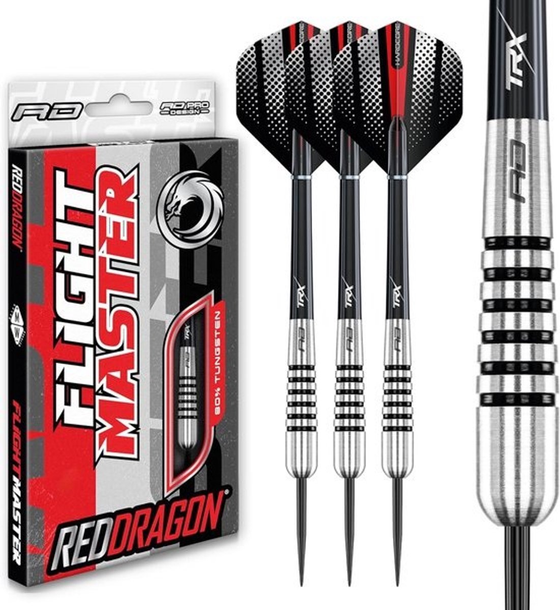 Professionele Tungsten Darts Set met Verschillende Gewichten (21g t/m 30g) - Inclusief Flights en Shafts