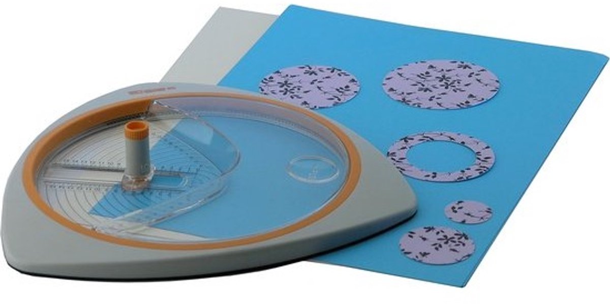 Cirkelsnijder voor het uitsnijden van ronde gaten in papier en karton