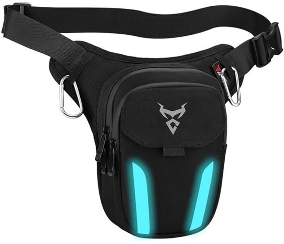Motorfiets Beentas Dij Riem Hip Bum Waterdichte Rit Fietsen Biker Heuptas Fanny Pack Moto Reizen Wandelen Pocket, Blauw