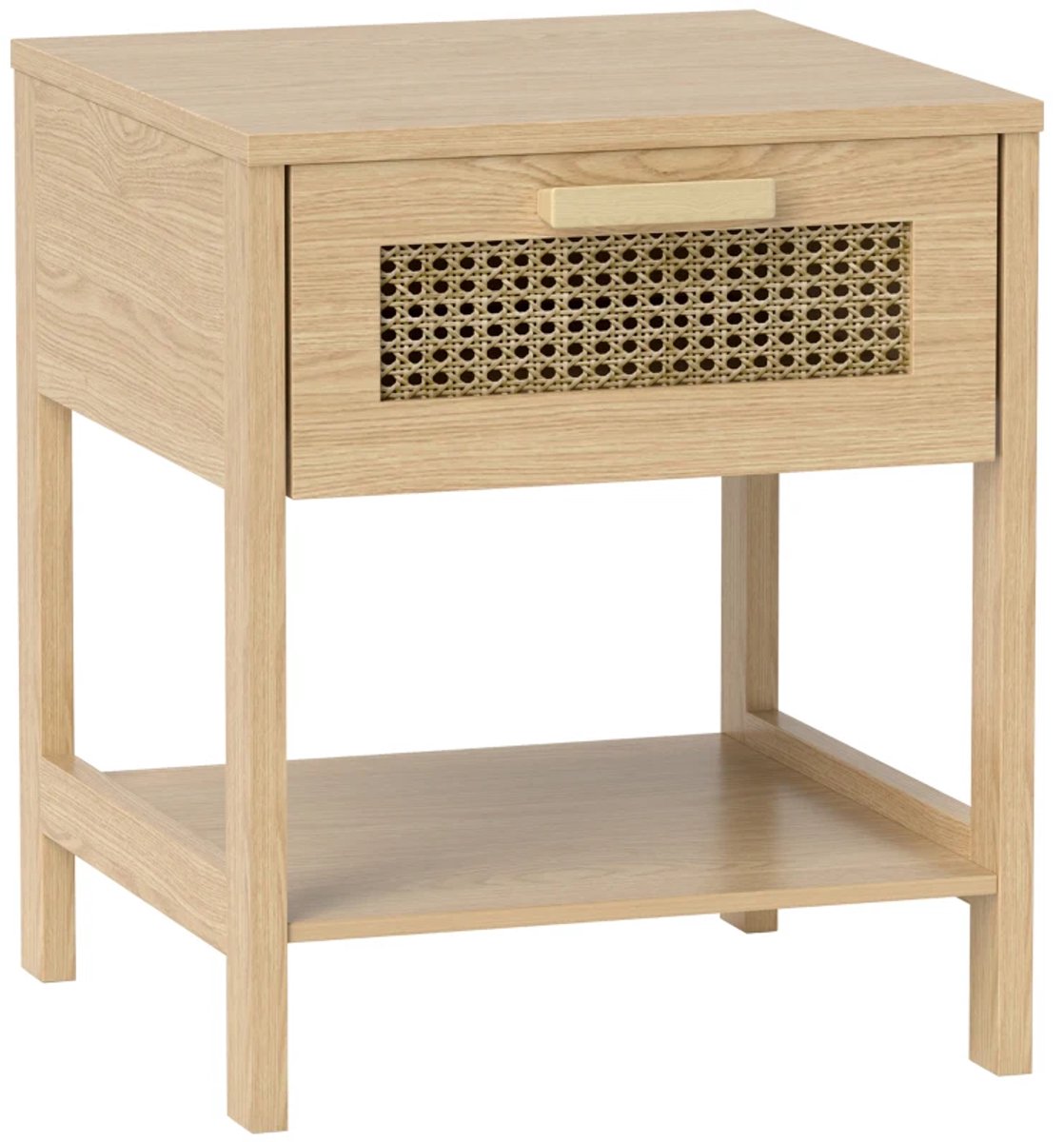 Nachtkastje - Bijzettafel Met Lade - MDF - 40 x 40 x 48,4 cm