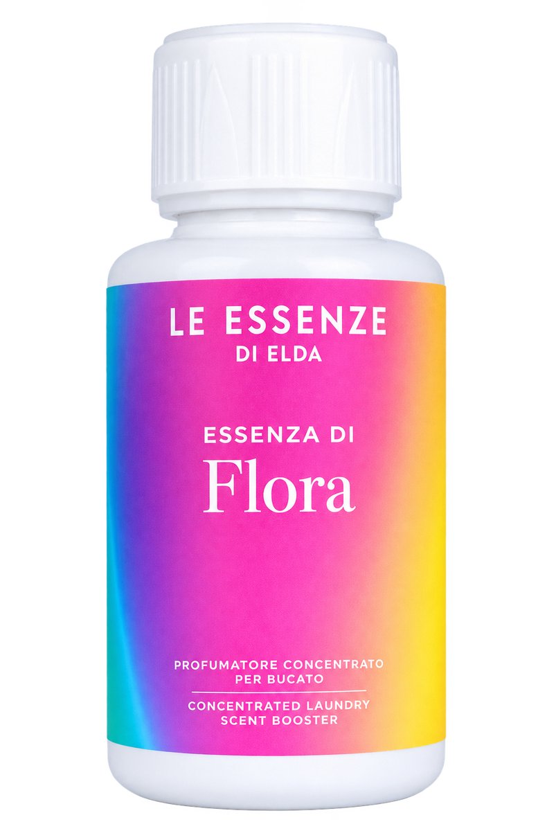 Le Essenze di Elda Wasparfum Flora 100 ml – Geconcentreerd Italiaans Wasparfum – Bloemige Wasgeur